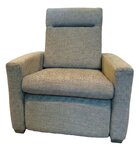 Amish Wall Hugger Power Recliner with Performance Fabric In-Stock and Ready to Ship