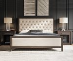 Solid Wood Chesterfield 3-Piece Bedroom Set