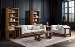 Amish Contemporary Solace 4-Piece Living Room Set Includes Sofa, Sofa Chair, Side Table & Coffee Table