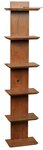 Outlet Amish Made Cherry Modern Floating Wall Bookshelf In-Stock