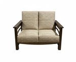 Outlet: Marion Wood Frame Loveseat In-Stock