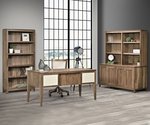 Handcrafted Stonehill Transitional 4-Piece Office Furniture Set