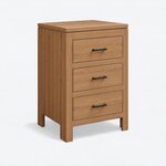 Amish Williamsburg 3-Drawer Nightstand