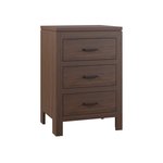 Amish Williamsburg 3-Drawer Nightstand