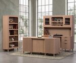 Amish Marcel Mid-Century Modern 3-Piece Office Furniture Set