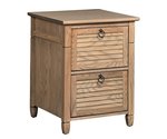 Amish Wooden Coastal File Cabinet