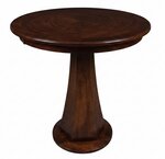 Outlet Amish Made Maple Alstead 42" Modern Bar Dining Table In-Stock