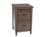 Amish Woodland 2-Drawer File Cabinet shown in Brown Maple with Asbury Stain
