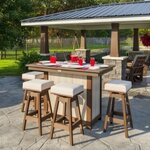 Amish Made Elite Poly Outdoor 5-Piece Bar Set
