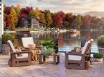 Amish Forest Modern Outdoor 4-Piece Set