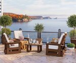 Amish Forest Modern Poly Outdoor 4-Piece Set