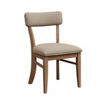Amish Sebring Dining Side Chair shown in Brown Maple with Sandstone Stain