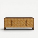 Handcrafted Elodie Modern Sideboard Credenza