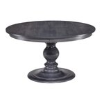 Amish Highland Turned Round Dining Table