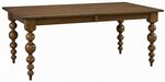 Modern Charlotte Large Turned Leg Dining Table - DutchCrafters Exclusive