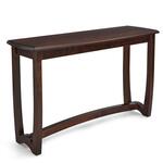 Amish Megan Modern Sofa Table with Curved Base