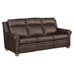 Amish Urban Zero Wall Power Sofa with Rolled Arm & Tilt Headrest