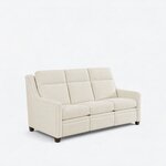 Amish Urban Stationary Upholstered Sofa with Sleek Arm Style