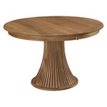 Amish Ashleigh Contemporary Single Pedestal Dining Table