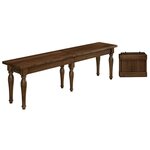 Amish Handcrafted Esme Farmhouse Dining Bench