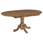 Amish Bennett Single Pedestal Drop Leaf Table