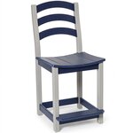 Amish Poly Outdoor Seabreak Bar Chair with Swivel Option