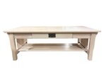 Outlet: Amish Made Acomita Mission Oak Wood Coffee Table In-Stock