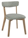Amish Violet Modern Upholstered Dining Chair - Quick Ship