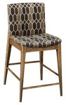 Amish Clearwater Mid-Century Modern Upholstered Counter Stool - Quick Ship