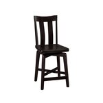 Amish Skylar Swivel Counter and Bar Stool
