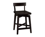 Amish Natalia Swivel Counter and Bar Stool