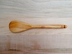 American Made Handcrafted Maple Wooden Spurtle In-Stock