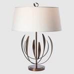 American Made Hubbardton Forge Dahlia Table Lamp