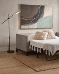 American Made Hubbardton Forge Vertex Swing Arm Floor Lamp