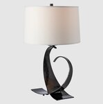American Made Hubbardton Forge Fullered Impressions Table Lamp