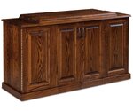 Amish All-In-One Artisan Craft Sewing Console Cabinet