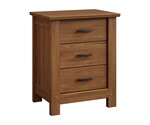 Amish Legacy Slat 3-Drawer Nightstand