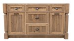 Outlet: Amish Made Quarter Sawn White Oak Kitchen Island In-Stock