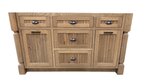 Outlet: Amish Made Quarter Sawn White Oak Kitchen Island In-Stock