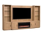 Amish Linear Wall Entertainment System