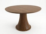 Amish Isla Contemporary Single Pedestal Dining Table - DutchCrafters Exclusive