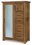 Amish Saige Sliding Door Chifferobe