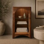 Amish Sora Modern Open Bookcase - Choose Size