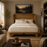 Amish Weston Fold Out Cabinet Hide A Bed with Mattress