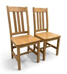 Outlet: Amish Tampa Mission Oak Dining Chairs In-Stock (Set of 2)