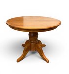 Outlet: Amish Made Milwaukee Classic Single Pedestal Dining Table In-Stock