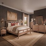 Amish Copeland 4-Piece Solid Wood Bedroom Set - Quick Ship