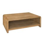 Amish Arcus Modern Curved Coffee Table