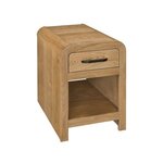 Amish Arcus Modern Curved End Table