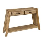 Amish Apex Modern Sofa Table with Angled Sides